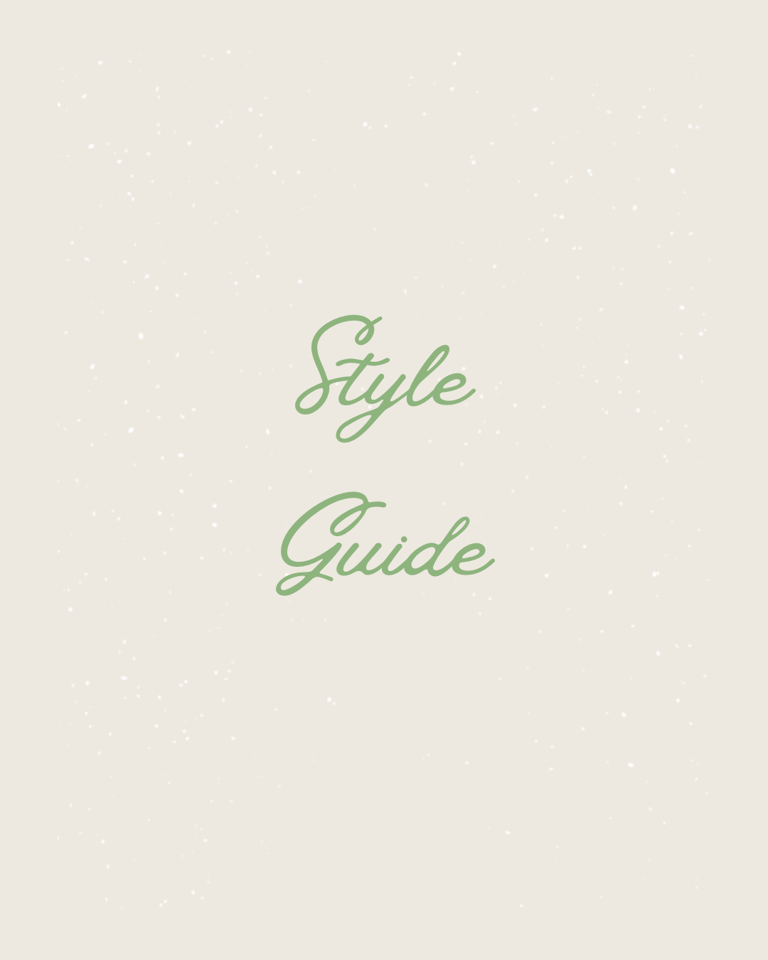 Style Guide
